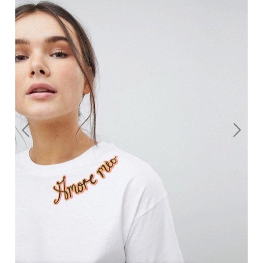 ASOS | Boxy Cropped Printed Shirt